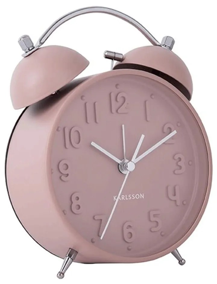Επιτραπέζιο Ρολόι - Ξυπνητήρι KA5784PI Iconic Pink Karlsson Metal