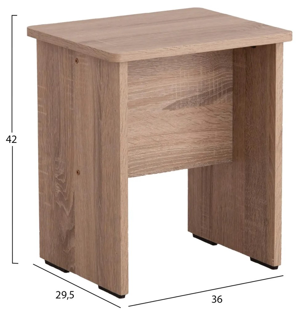 ΤΟΥΑΛΕΤΑ ΜΕ ΚΑΘΡΕΠΤΗ &amp; ΣΚΑΜΠΟ CRYSTEL  ΜΕΛΑΜΙΝΗ SONAMA OAK 74x39x155Υεκ.