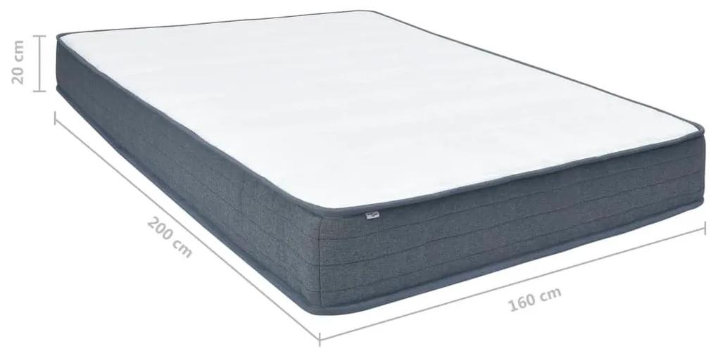 Στρώμα για Κρεβάτι Boxspring 200 x 160 x 20 εκ. - Λευκό