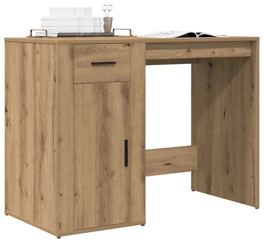 Γραφείο Αρτισιανή Δρυς 100x49x75 εκ. από Επεξεργασμένο Ξύλο