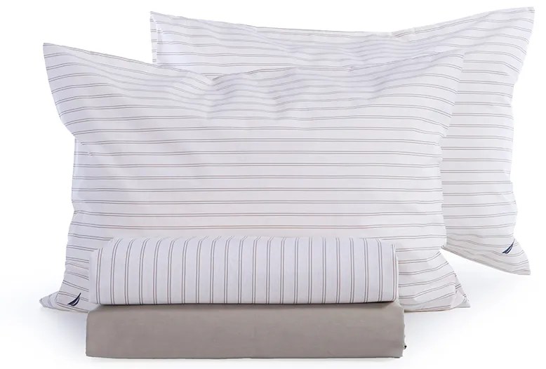 Σετ Σεντονια King Size Nau Coast Ecru 280Χ270 Nautica By Nef-Nef Homeware