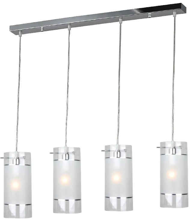 Φωτιστικό Οροφής Πολύφωτο Aca Mane FW50674 Chrome/Sandblast