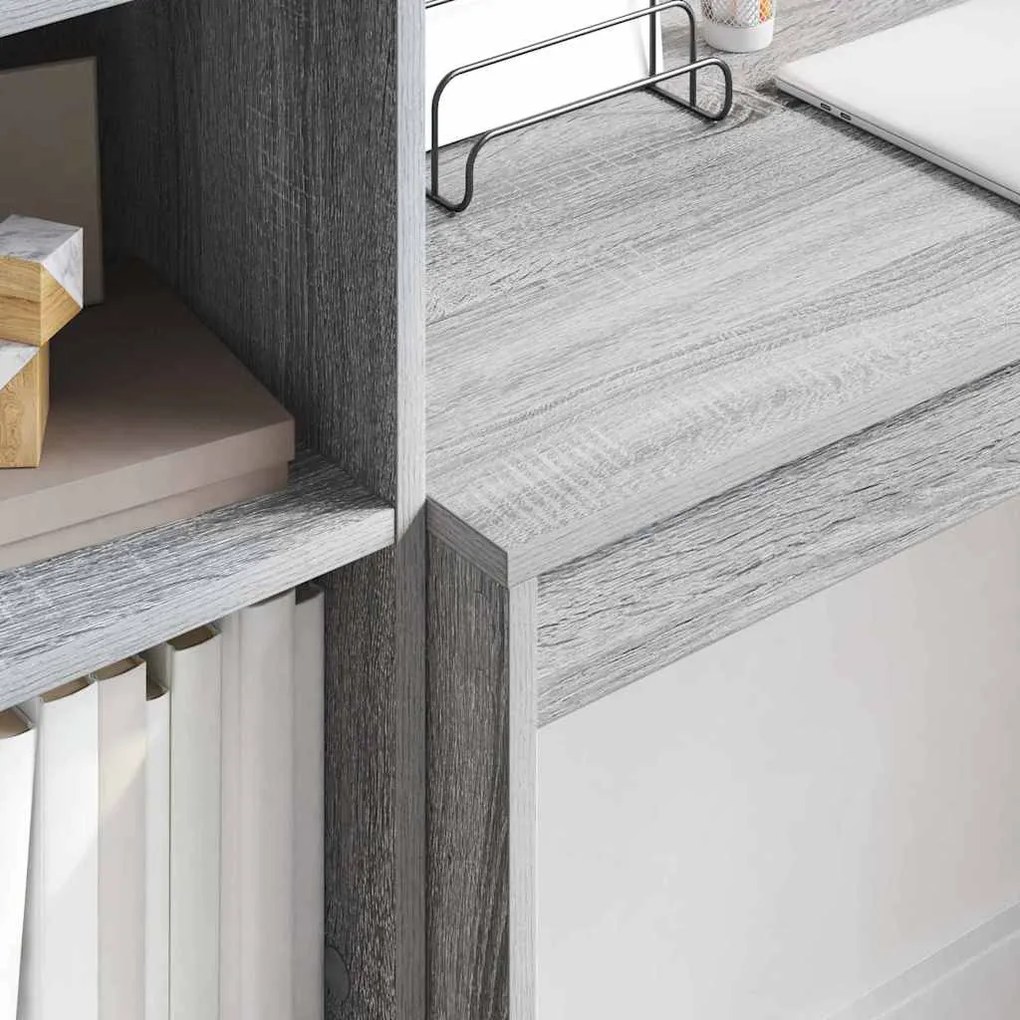 vidaXL Γραφείο Άλλο Γκρι sonoma 100 x 40 x 76 εκ. Επεξεργασμένο ξύλο