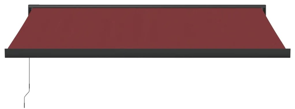 vidaXL Τέντα Πτυσσόμενη Χειροκίνητη Μπορντό 400x300 εκ.