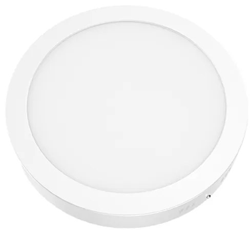 LED SLIM PANEL WHITE ROUND CEIL.24W 3000K 2100Lm Φ300 230V AC Ra80 ACA ARCA2430RW