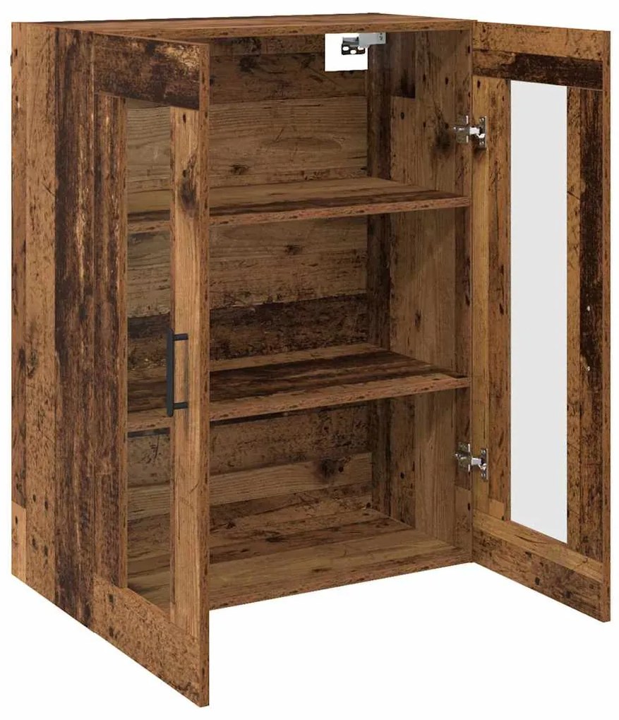 vidaXL Ντουλάπια Τοίχου 2 pcs Παλαιό ξύλο 69.5 x 34 x 90 εκ.