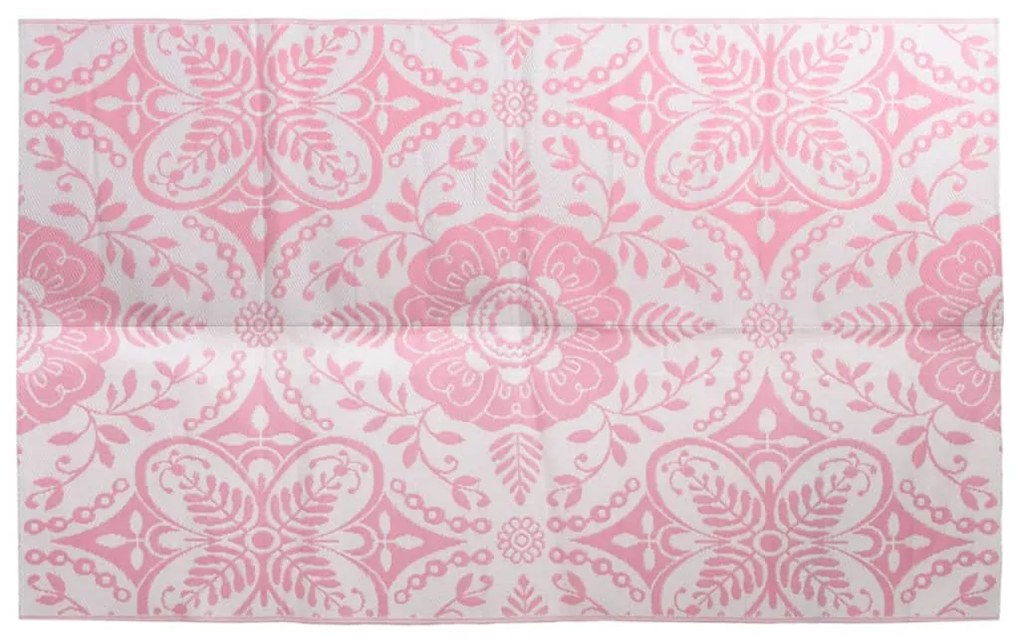 vidaXL Χαλί Εξωτερικού Χώρου Ροζ 160 x 230 εκ. από Πολυπροπυλένιο