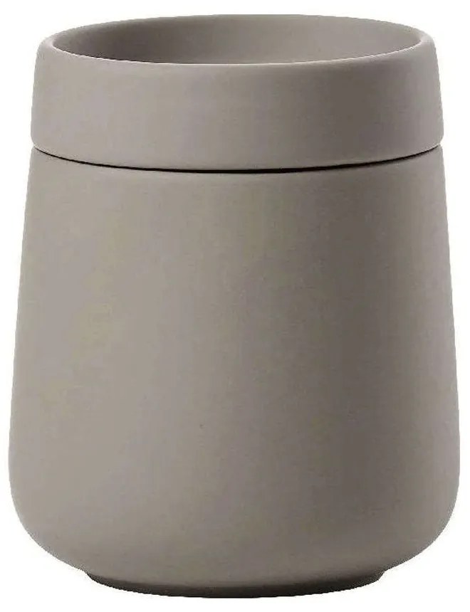 Δοχείο Αποθήκευσης Για Μπατονέτες Nova One 28189 8,4x10cm Taupe Zone Denmark Ceramic