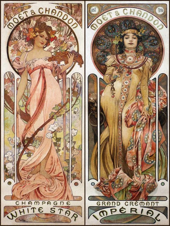 Αναπαραγωγή Moet & Chandon, Alfons Mucha