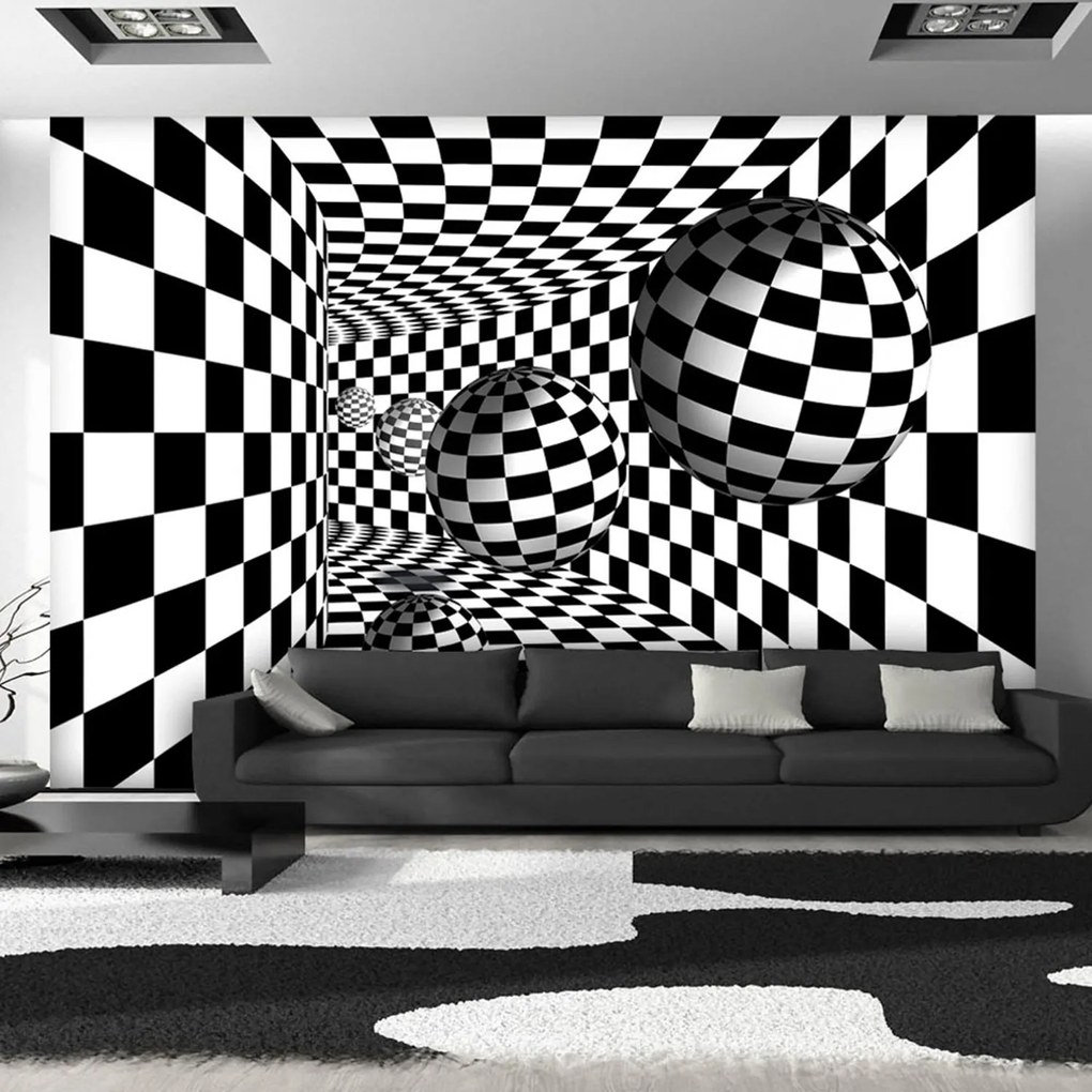 Φωτοταπετσαρία - Black &amp; White Corridor 400x280