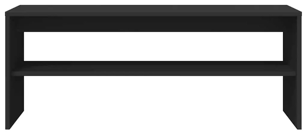 Έπιπλο Τηλεόρασης Μαύρο 100 x 40 x 40 εκ. από Μοριοσανίδα - Μαύρο