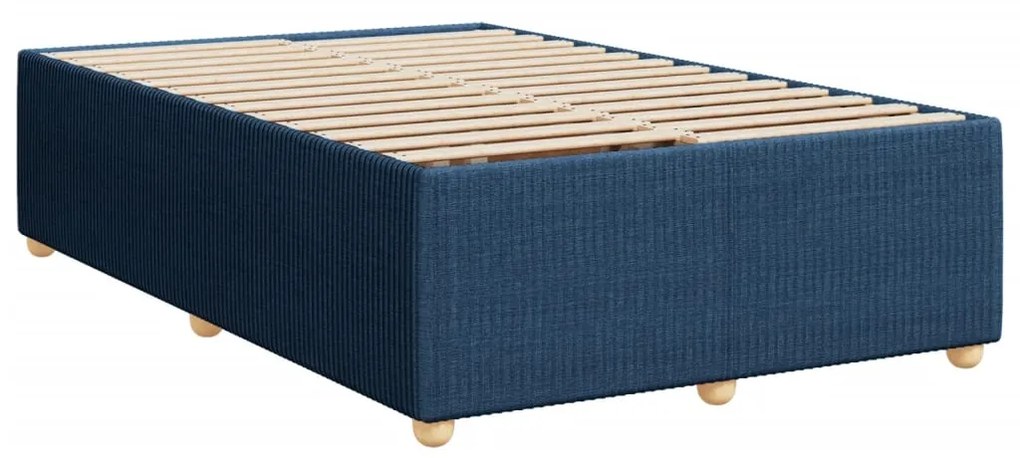 ΚΡΕΒΑΤΙ BOXSPRING ΜΕ ΣΤΡΩΜΑ ΜΠΛΕ 120X190 ΕΚ. ΥΦΑΣΜΑΤΙΝΟ 3287415