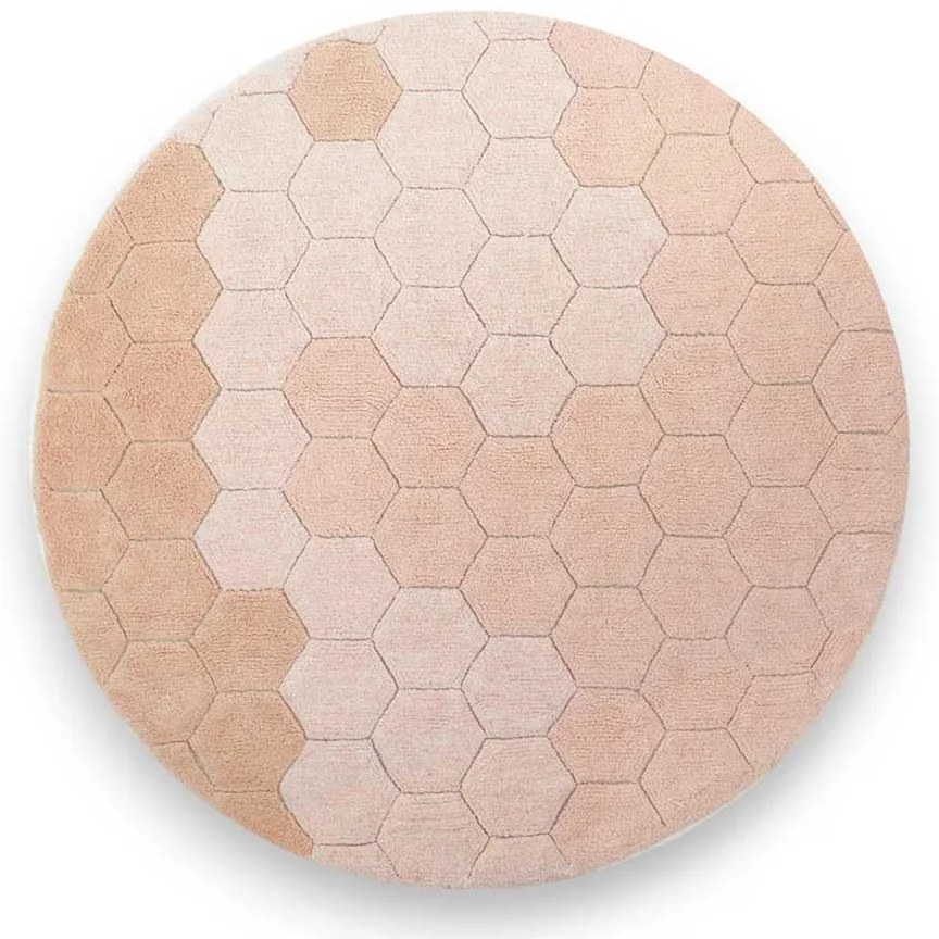 Στρογγυλό Χαλί All Season (Φ140) Lorena Canals Honeycomb Rose