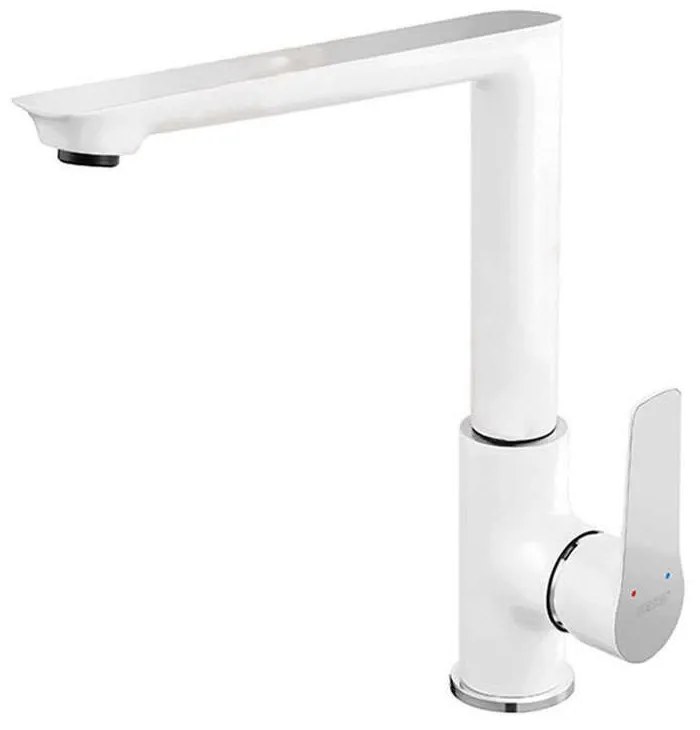 Μπαταρία Κουζίνας Adore BDR4 White-Chrome Ferro Metal,Resin