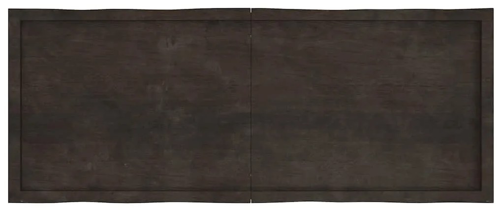 vidaXL Επιφ Τραπεζιού Αν Καφέ 160x60x(2-6)εκ.Ακατέργ. Μασίφ Ξύλο Δρυός