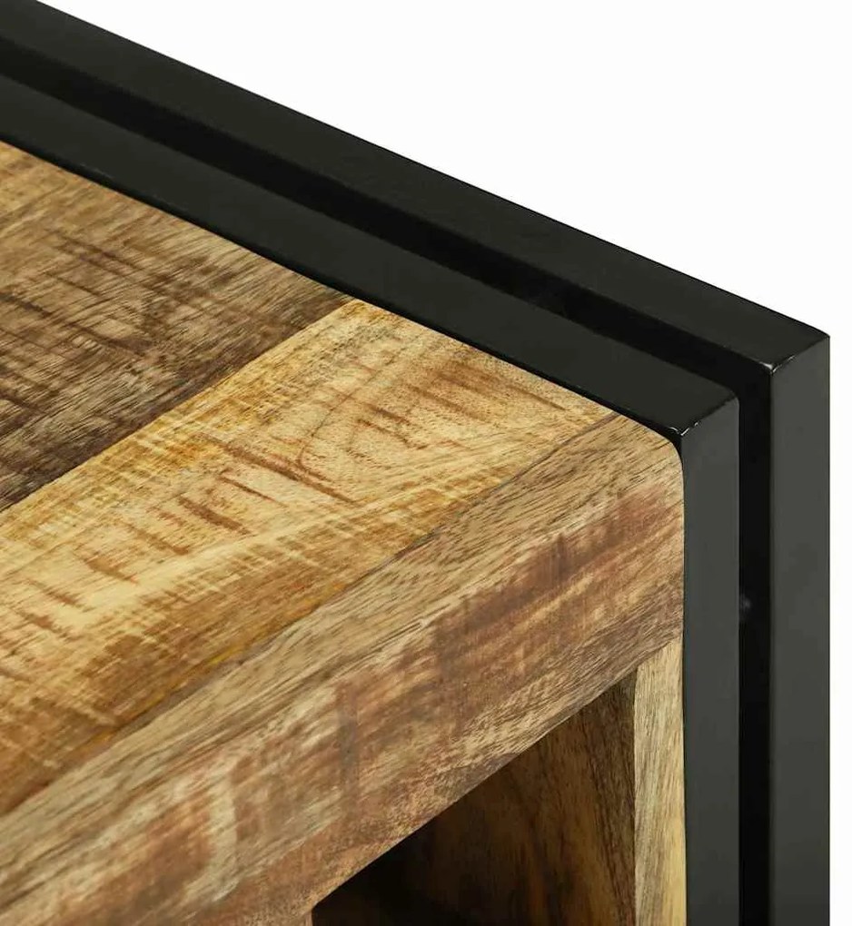 vidaXL Ράφι Κρασιού 2 pcs 46 x 35 x 27,5 εκ. Στερεό ξύλο μάνγκο