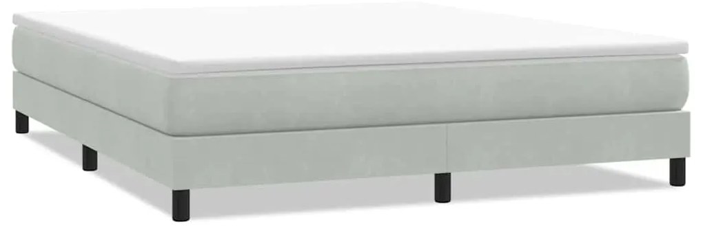 BOX SPRING ΚΡΕΒΑΤΙ ΧΩΡΙΣ ΣΤΡΩΜΑ 180X220 CM ΒΕΛΟΥΔΙΝΟ 3315885