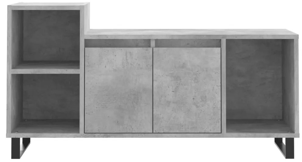 vidaXL Έπιπλο Τηλεόρασης Γκρι Σκυρ. 100x35x55 εκ. Επεξ. Ξύλο