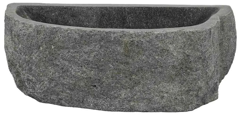 vidaXL Κρεμαστή Λεκάνη Γκρι (38-45) x (30-35) x 15 εκ. Πέτρα Ποταμού