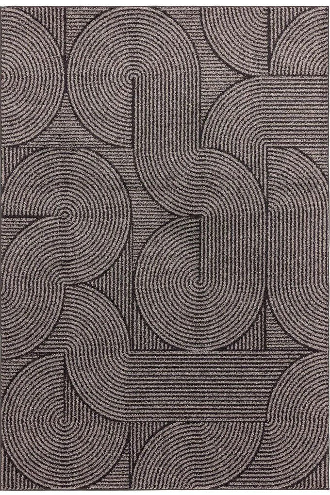 Χαλί Muse MU01 Swirl Charcoal Asiatic London 160X230cm