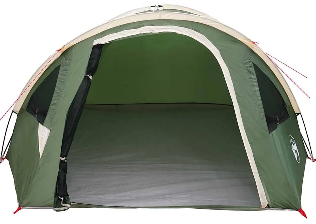 vidaXL Σκηνή Camping με στέγη Πράσινο 308 x 268 x 130 εκ. Πολυεστέρας
