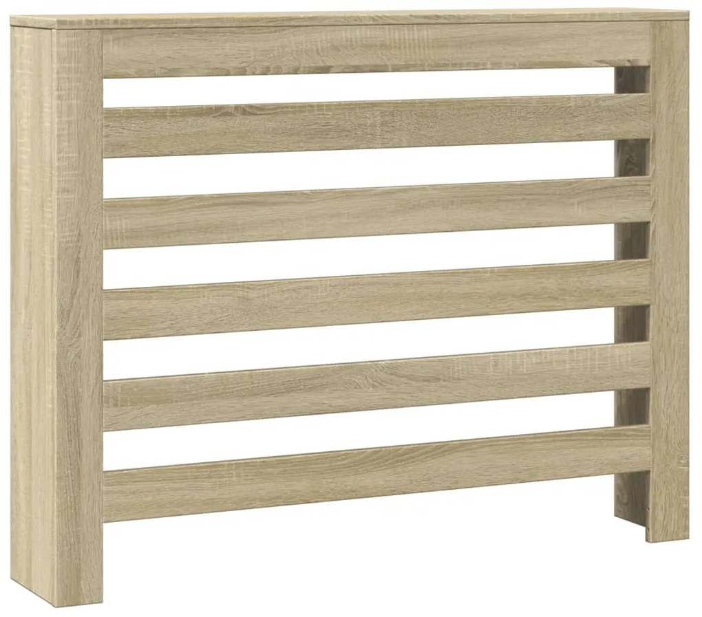 vidaXL Κάλυμμα Καλοριφέρ Sonoma Δρυς 104x20x82 εκ. Επεξεργασμένο Ξύλο