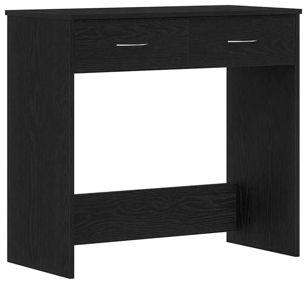 vidaXL Γραφείο Μαύρη Οξυά 80 x 40 x 75 εκ. Επεξεργασμένο ξύλο