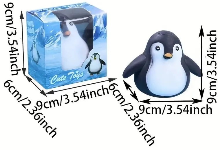 Παιχνίδι αντιστρές πινγκουίνος - Αnti-stress squishy penguin