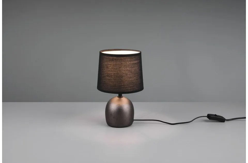 Επιτραπέζιο Φωτιστικό 1xE14 Κεραμικό Malu Trio Lighting-R50802667-Μαύρο R50802667