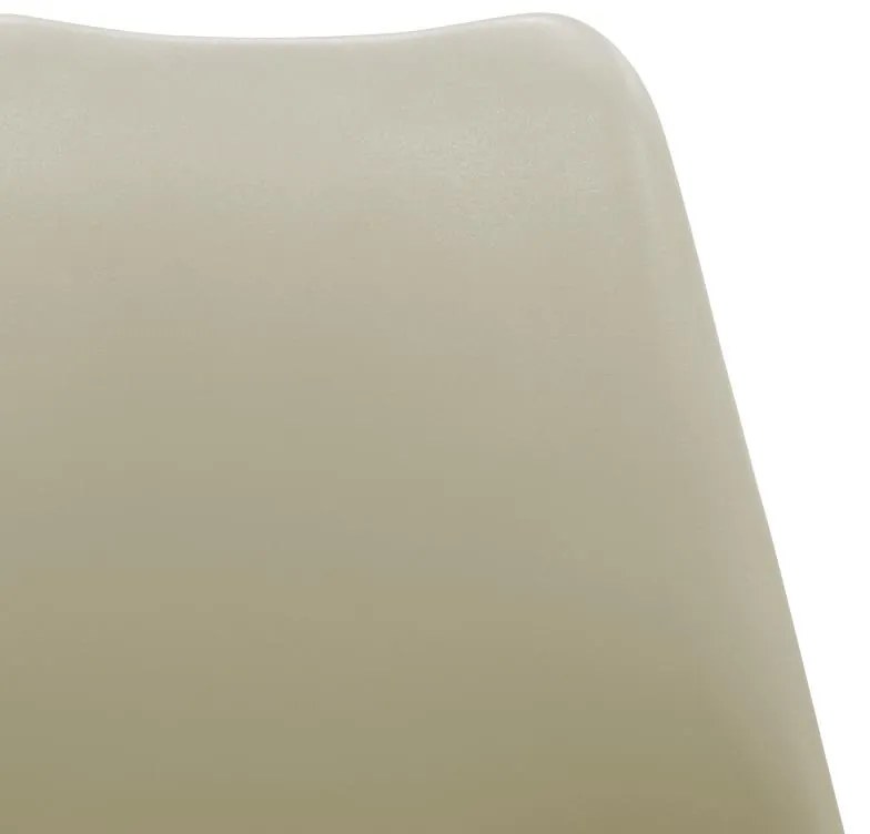 Καρέκλα Gaston pp-pu cappuccino με ξύλινο πόδι σε φυσική απόχρωση 48.5x53.5x83 εκ. 48.5x53.5x83 εκ.