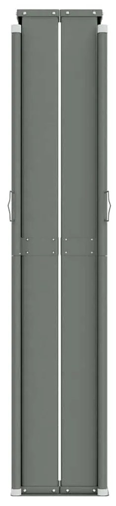 vidaXL Σκίαστρο Πλαϊνό Συρόμενο Βεράντας Κόκκινο 220 x 1200 εκ.