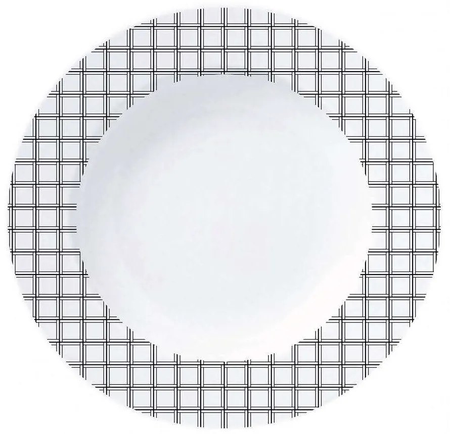 Πιάτο Βαθύ Rubik 24.460.02 Φ22cm Black Cryspo Trio Porcelain