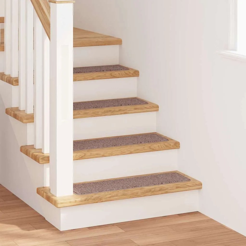 vidaXL Σκαλοπάτια 15 pcs Ανοιχτό καφέ 75 x 20 cm Πολυπροπυλένιο