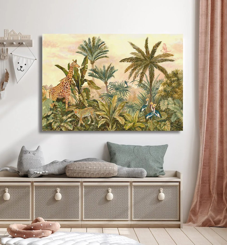 Παιδικός πίνακας σε καμβά Jungle Life KNV0481 30cm x 40cm