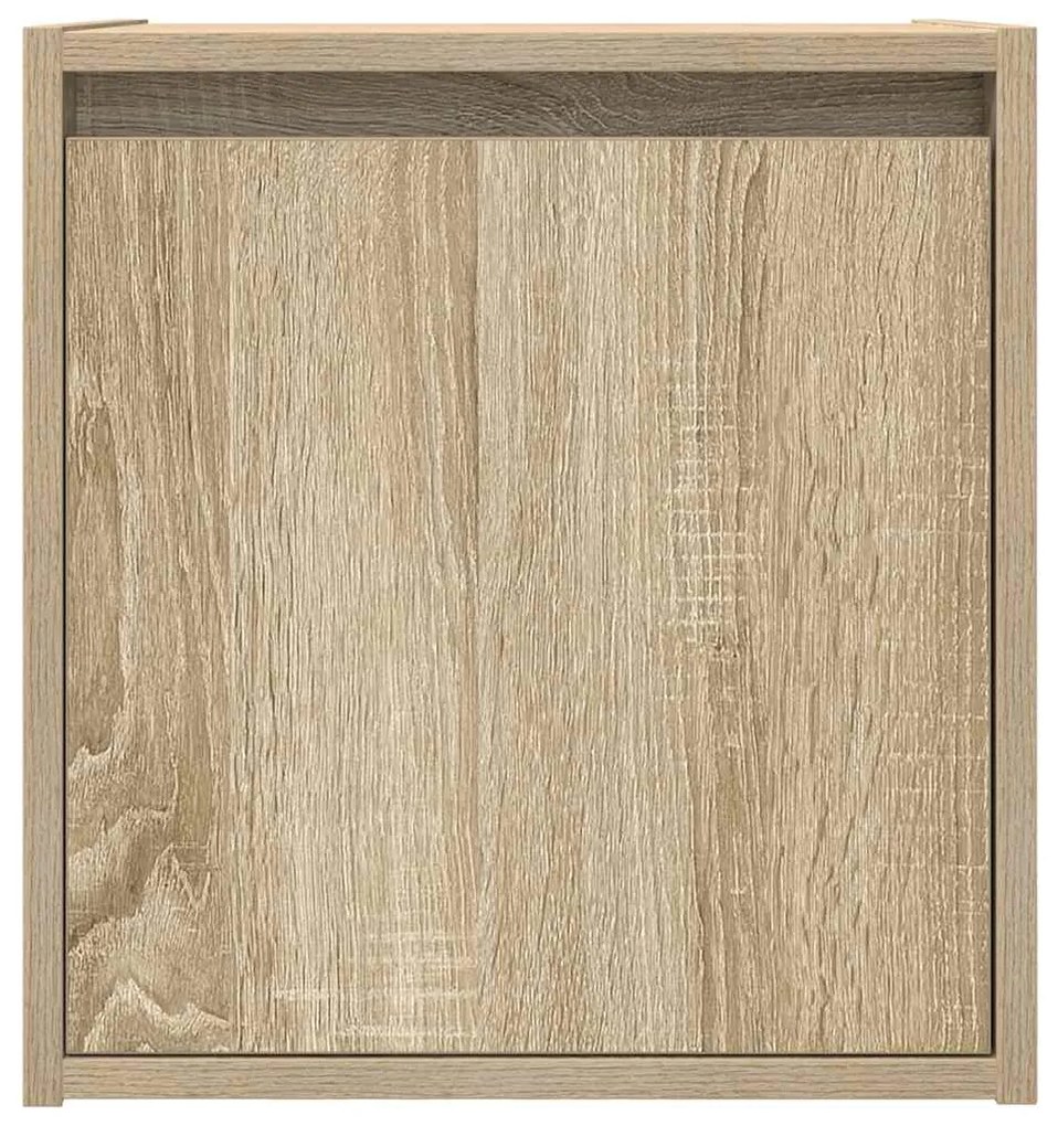 Κομοδίνα Επιτοίχια Sonoma Δρυς 38x34x40 εκ. 861233
