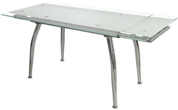 Σετ τραπεζαρίας C10011.01 5τμχ με Τραπέζι LOCA 120x80x75εκ. & Καρέκλες KIM Λευκές
