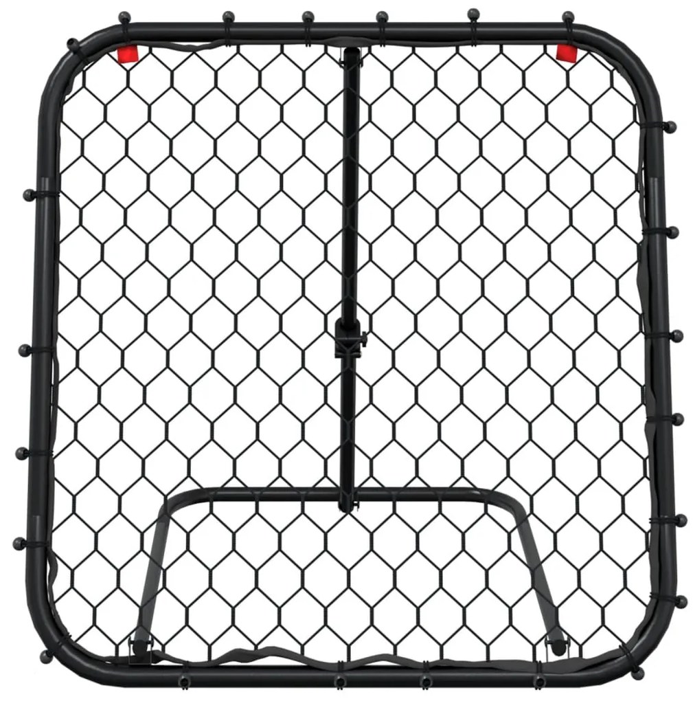 vidaXL Δίχτυ Επαναφοράς Μπαλών Μαύρο 84 x 73 x 60-80 εκ. Ατσάλινο