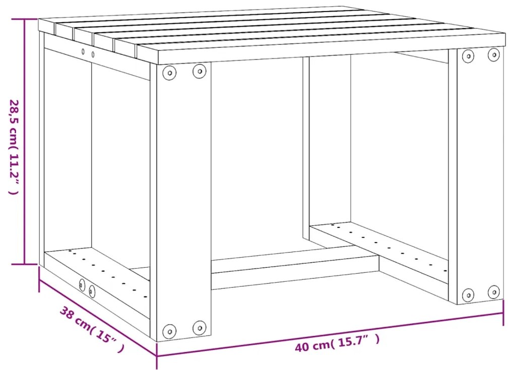 ΒΟΗΘΗΤΙΚΟ ΤΡΑΠΕΖΙ ΚΗΠΟΥ ΓΚΡΙ 40X38X28,5 ΕΚ. ΜΑΣΙΦ ΞΥΛΟ ΠΕΥΚΟΥ 825081