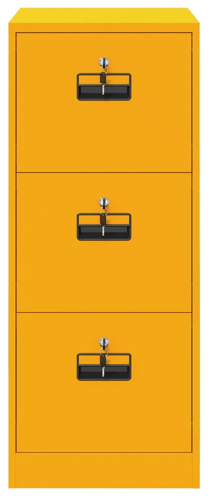 vidaXL Ντουλάπα Αρχείων με συρτάρι Χαμομηλί κίτρινο 44 x 50 x 106.5 εκ