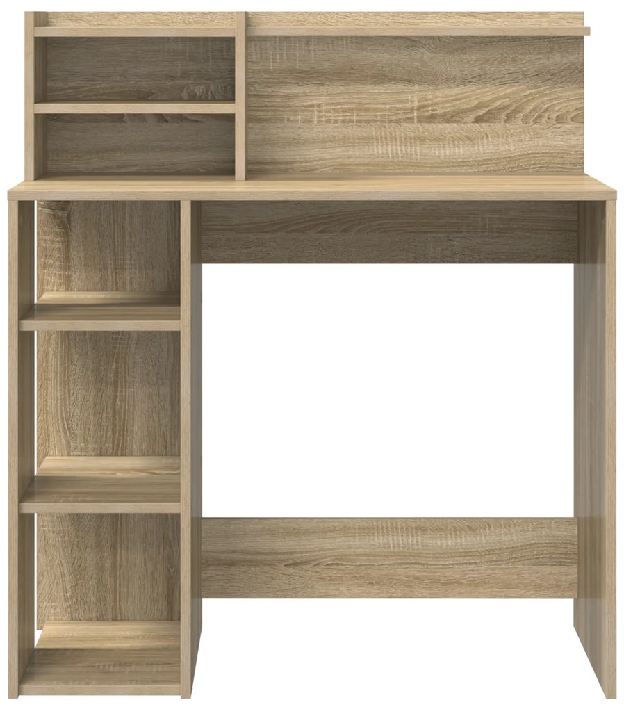 vidaXL Γραφείο με Αποθήκευση Σονομα Οκ 90x48x101.5 εκ. Κατασκευασμένο Ξύλο