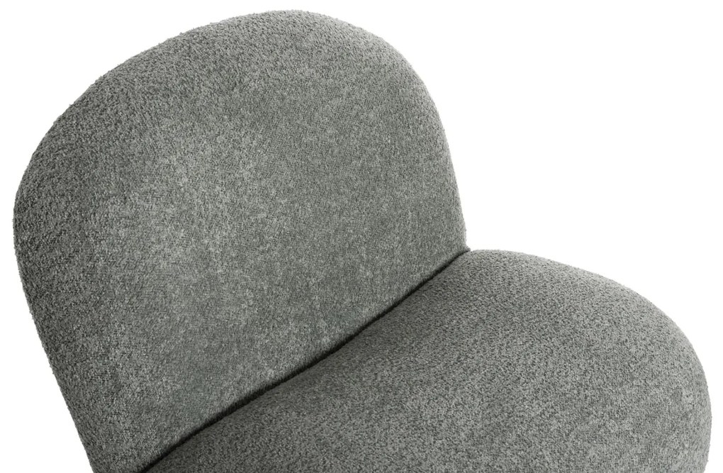 Πολυθρόνα BEANY C9591.05 Φυστικί Μπουκλέ Ύφασμα 85x82x77Υ εκ. 85x82x77 εκ.