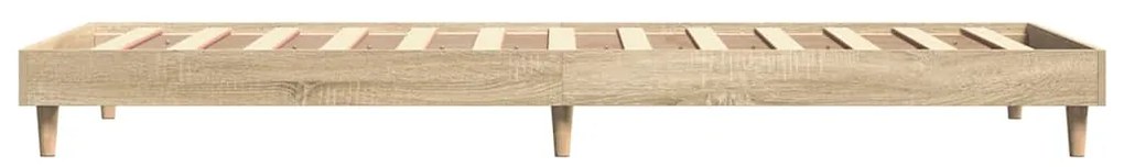 vidaXL Πλαίσιο Κρεβατιού Χωρ. Στρώμα Sonoma Δρυς 100x200εκ Επ. Ξύλο