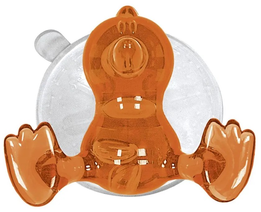 Κρεμάστρα Μπάνιου Crazy Hooks Baby Bird 7x6,3cm Orange Kleine Wolke Thermoplastic