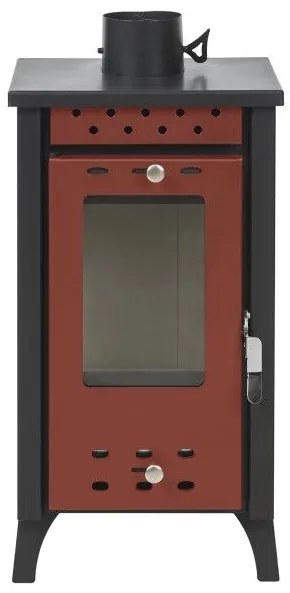 Σόμπα ξύλου MG 100 7,7kW GEKAS STOVES 102-RED Κόκκινο