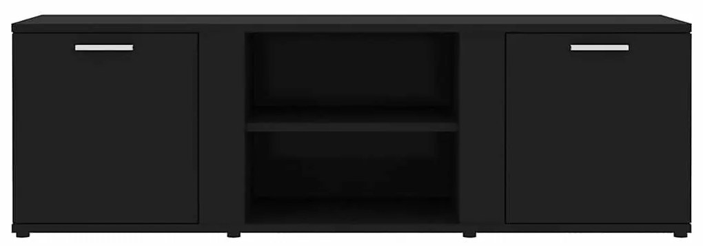 vidaXL Έπιπλο Τηλεόρασης Μαύρο 120 x 34 x 37 εκ. από Επεξ. Ξύλο