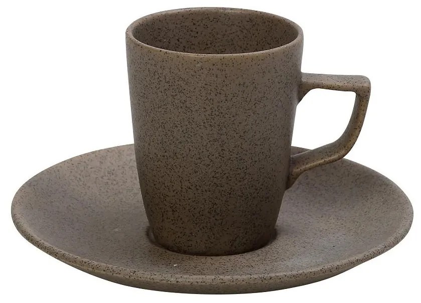 Φλυτζάνι Espresso 80ml + Πιατάκι Espiel Morgan OW2073K6
