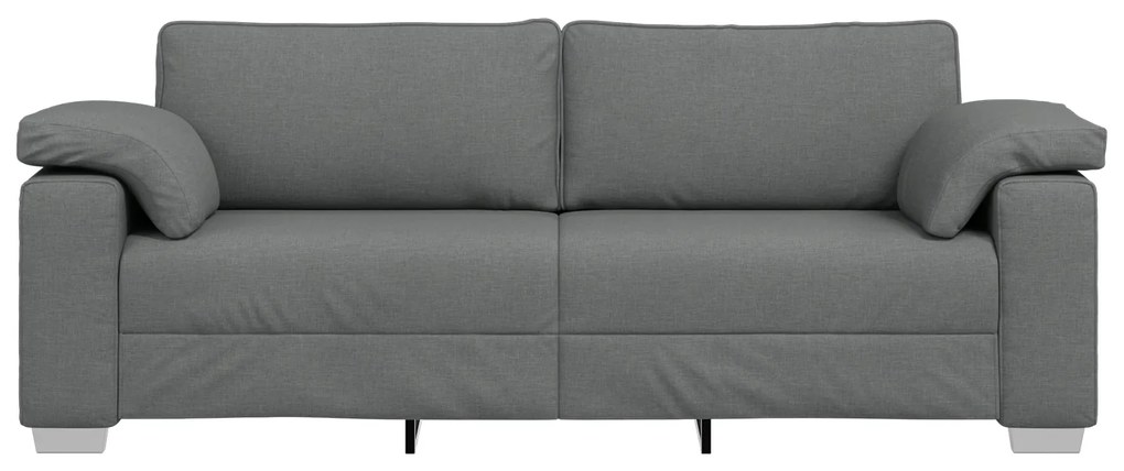 vidaXL Καναπές Τριών Θέσεων Σκούρο Γκρι 178 cm Υφάσματος