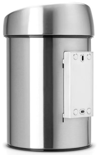 Δοχείο απορριμμάτων Brabantia Touch Bin 647211, 3 λίτρα, Ομαλός και αθόρυβος βρασμός, Τοποθέτηση Stenen, Inox/mat