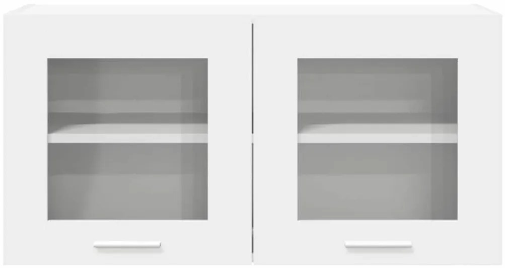 vidaXL Κρεμαστό ντουλάπι Riga Λευκό 80 x 31 x 40 εκ Επεξεργασμένο ξύλο