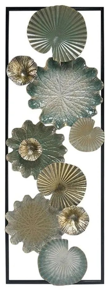 Διακοσμητικό Τοίχου Leafs 161-124-193 31x4x90cm Multi Metal